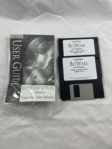 Cheyenne Bitware For Windows (PC) Game MS-Dos 3.5 Inch Floppy Disks W Manual - Picture 2 of 4