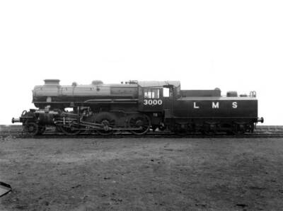 Ivatt 4Mt Locomotive Of The Lms 3000 Class, Derby 2 Train Old Photo