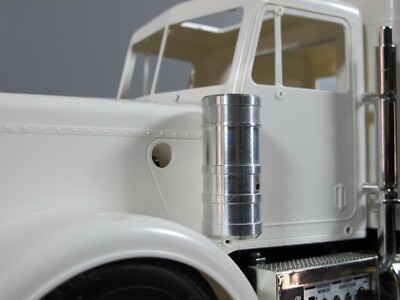 Pair Aluminum Air Cleaner Intake Tank Tamiya RC 1/14 Semi Grand Hauler Truck - Foto 14