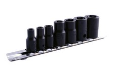 Impact Star Socket Set 3/8"D, 1/4"D 7pc - Laser 0897 New