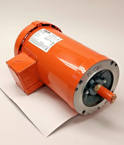 Lincoln V-LM34154AA Used Electric Motor S3F4B1.5TCN61 3ph 1-1/2hp 1755/1450rpm - Picture 1 of 6