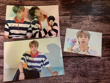 BTS JIN Seasons Greetings 2020 Large postcard and  4x6 Postcard