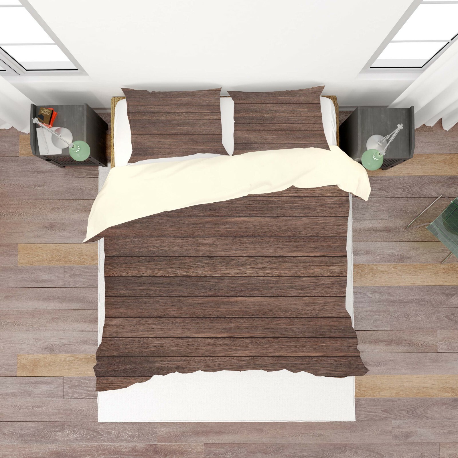 3D Marronee Woods Stripe Quilt Cover Set Bedding Duvet Cover Pillow 97 3D Marronee Woods Stripe Quilt Cover Set Bedding Duvet Cover Pillow 97