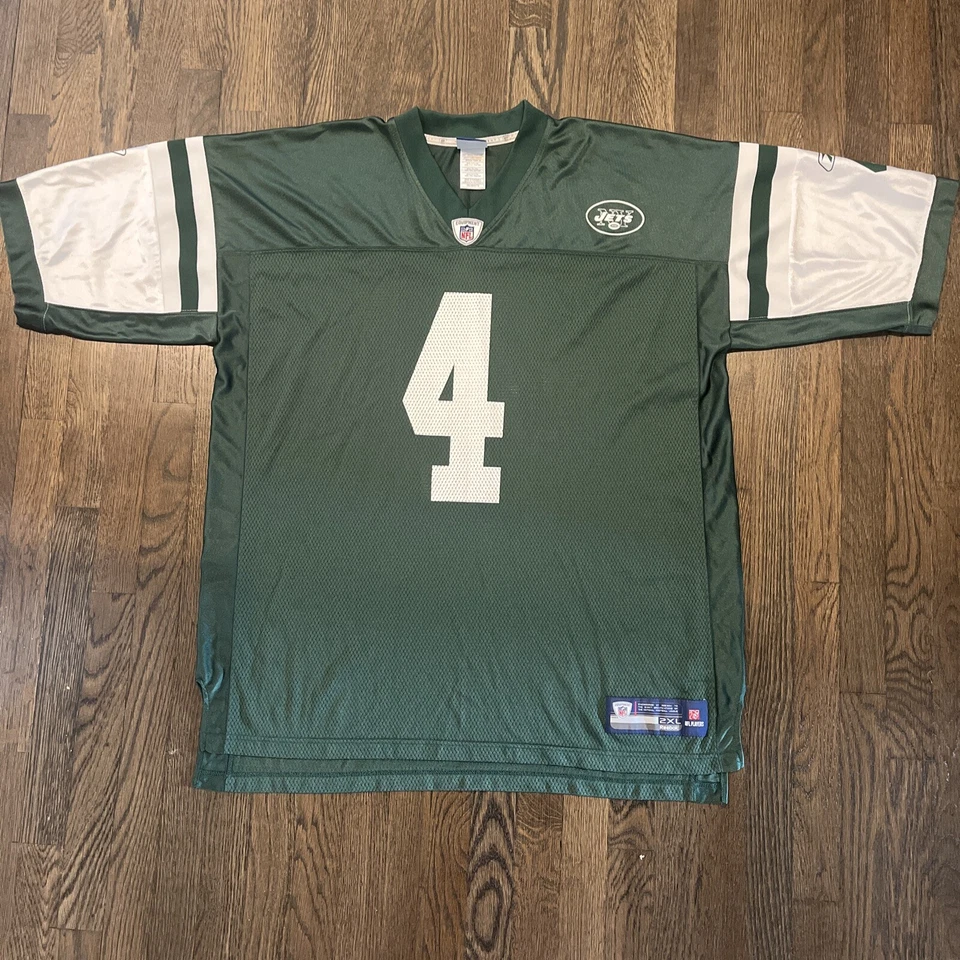 Camiseta New York Jets Favre 2XL verde Reebok Foto 3 de 4