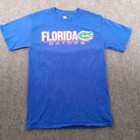 Florida Gators T Shirt Adult S Blue College Sports Football Ncaa Big Spellout