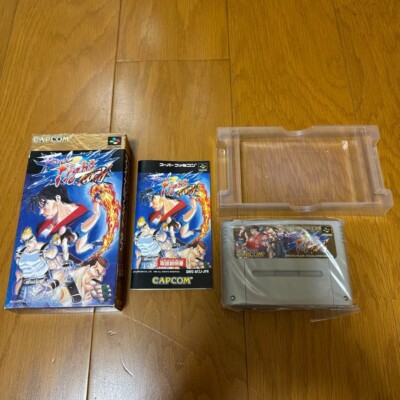 Nintendo SUPER Famicom Final Fight 3 Tough box manual CAPCOM