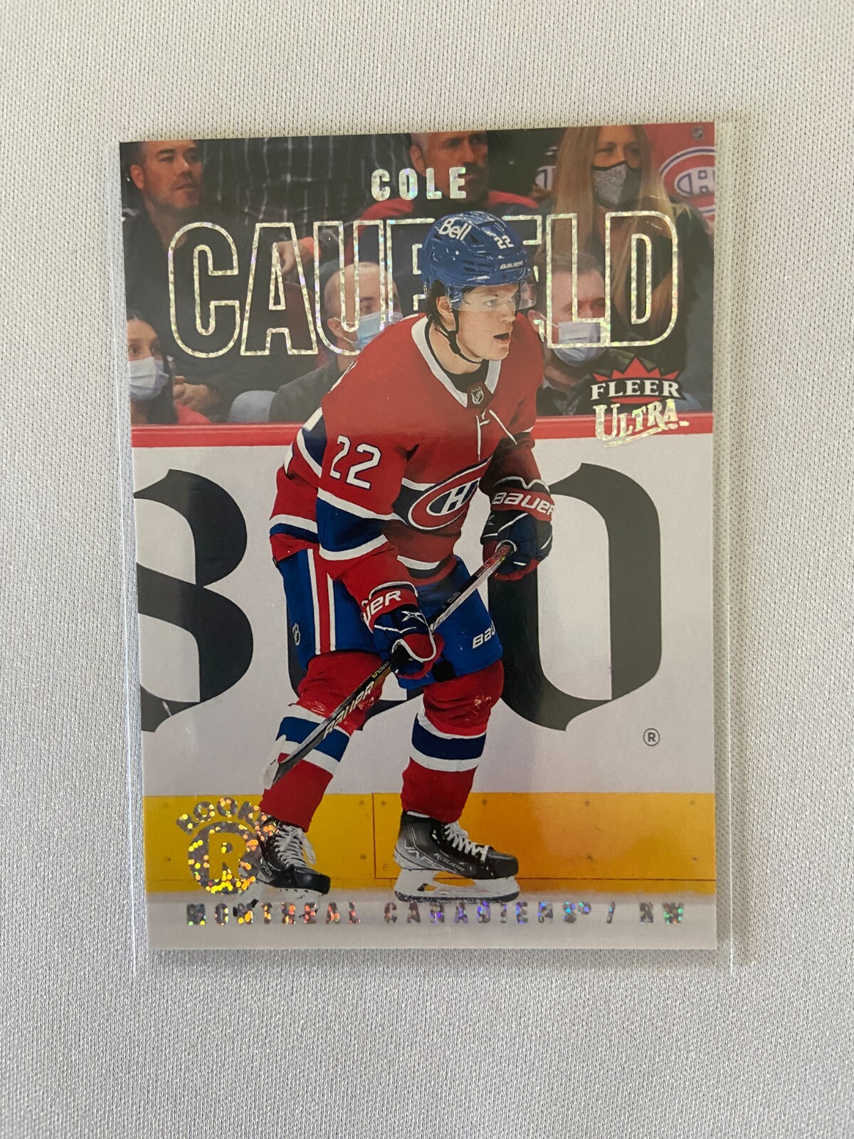 2021-22 Upper Deck Fleer Ultra Silver Foil Cole Caufield RC #239