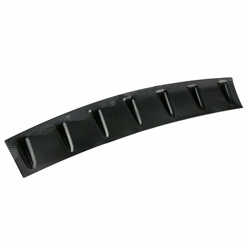 Carbon Look Universal Lower Rear Body Bumper Diffuser Shark 7 Fin Kit PU Spoiler - Picture 10 of 10