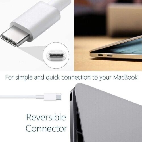 PD 87W USB C Power Adapter Charger Type C Cord for Apple Macbook Air Pro Laptop - Picture 9 of 17