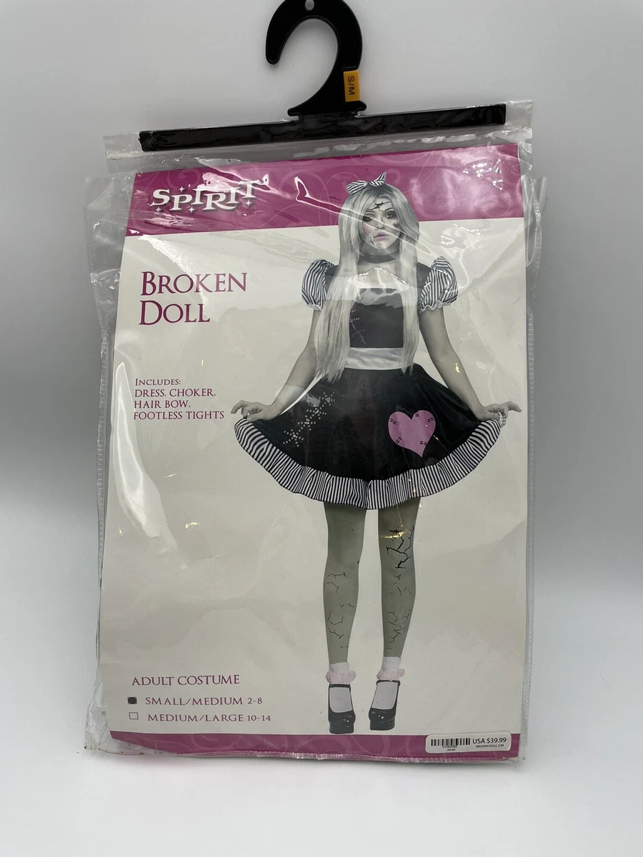 Broken doll top costume plus size