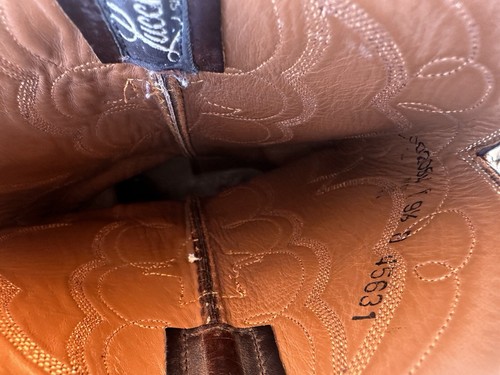 Vintage Lucchese Boots Size 9.5 D - Picture 11 of 13