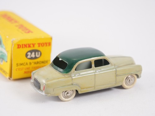 Dinky Spielzeug F Nr°24 U Simca 9 Aronde Neu Lackiert IN Schachtel - Bild 2 von 19