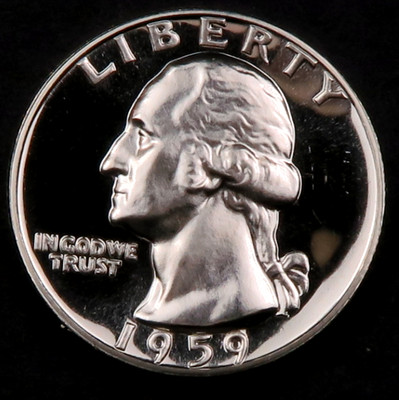 1959 Proof Washington Silver Quarter