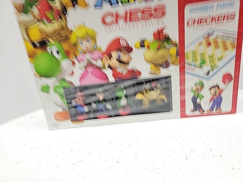 Super Mario 2012 Chess & Checkers Collector's Edition - Usaopoly - Complete - Picture 6 of 12