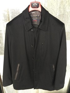 Xl Tg Paul Giaccone Agnello Shark L Collection Pelle Di Come Vera Luxuru Lana AxBpZ