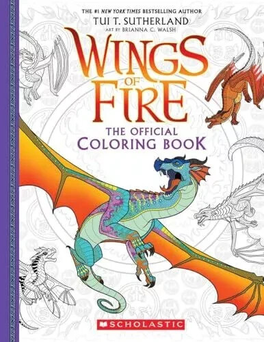 Official Wings of Fire Coloring Book of the New York Times Best Selling Novels. - Picture 1 of 1