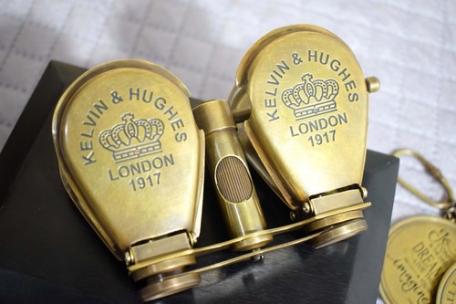 Rare Antique Brass Binocular–An Iconic & Functional Piece of History for Natical - Picture 5 of 15