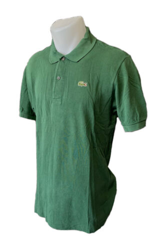 Polo Lacoste 🐊 Classic Mesh Polo Shirt Vintage Collector / Vert  / M 4 - Photo 1/9