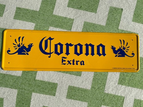 Corona Extra Barton Beers Vintage Metal Sign 6" x 20" - Picture 1 of 24
