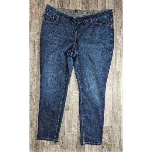 Lee Damen Übergröße 20 W Medium Modern Serie Skinny Pull-On Traum Jeans Leggings
