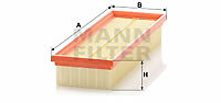 MANN-FILTER C 3173 Air Filter for CITROËN,PEUGEOT,RENAULT