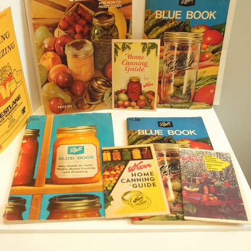 Lot 8 Vintage Midcentury Recipe Canning Cook Book Color Litho Ad Ball Blue Kerr - Picture 4 of 22