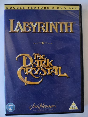 Labyrinth/The Dark Crystal DVD (2010) ❤️ David Bowie, Henson 2 Discs VGC - Picture 1 of 2