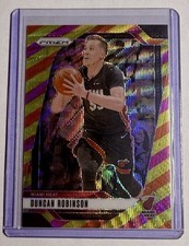 2024-25 PANINI PRIZM DUNCAN ROBINSON MULTI WAVE PRIZM 55/88 MIAMI HEAT # MATCH