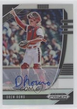 2020 Panini Prizm Draft Picks Silver Prizm Auto Drew Romo #PDP35 Auto 3wu