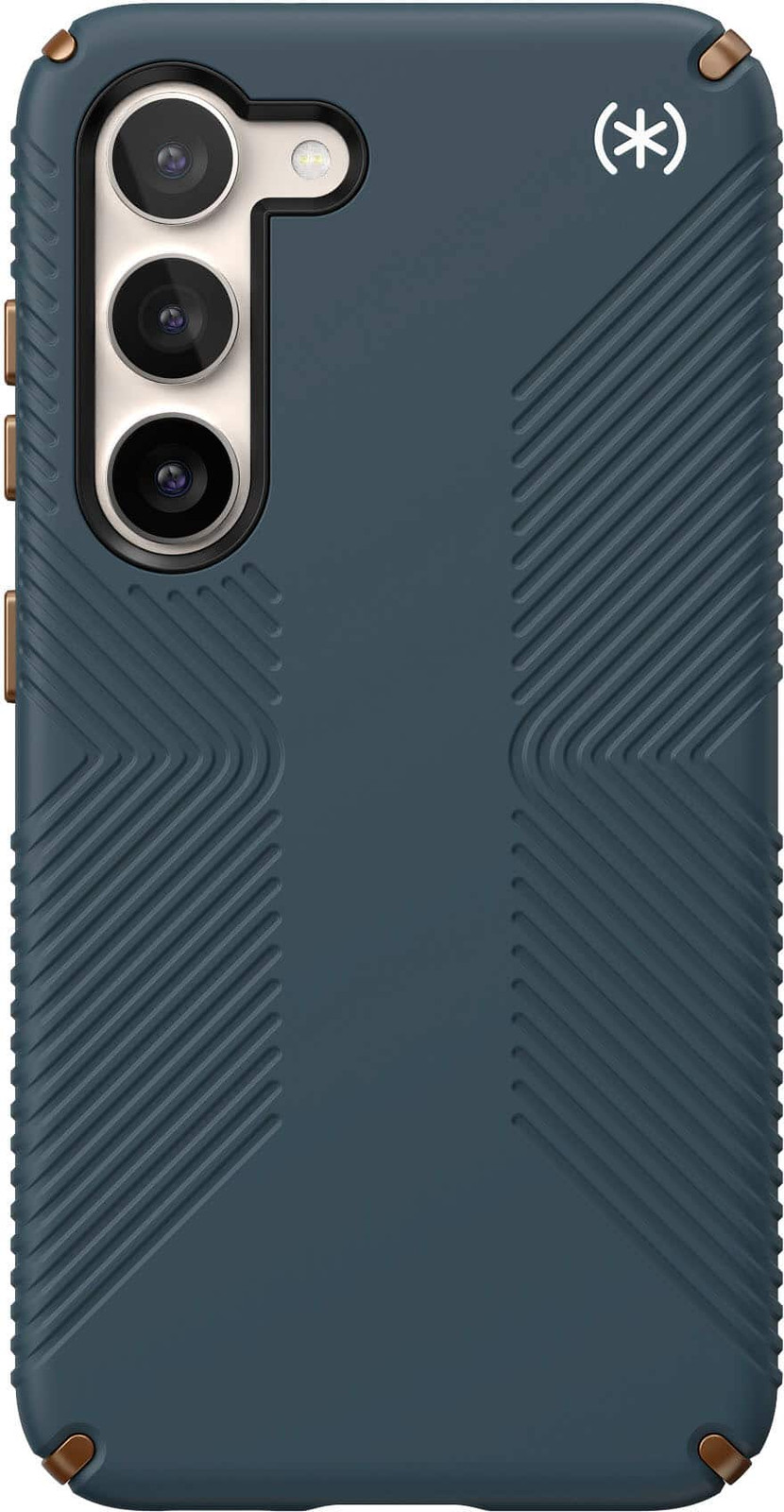 Speck — Чехол Presidio2 Grip Case для Samsung Galaxy S23 — Угольно-серый/Холодная бронза...