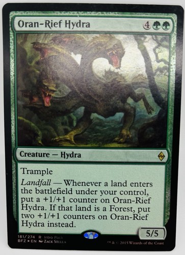 MTG Oran-Rief Hydra Battle for Zendikar Foil - Picture 1 of 1