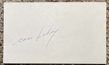Coco Laboy signed card - Nationals  debut 1969 - PSA #'d sticker