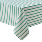 Mainstays by Becky G. & Alejandra 60 x 102" Fabric Tablecloth - Green Stripes