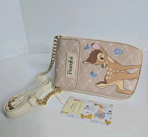 Primark Disney Bambi Kunstleder Umhängetasche Handyhalter Geldbörse - Bild 5 von 7
