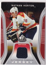 06/07 UD SP GAME USED NATHAN HORTON FABRICS JERSEY