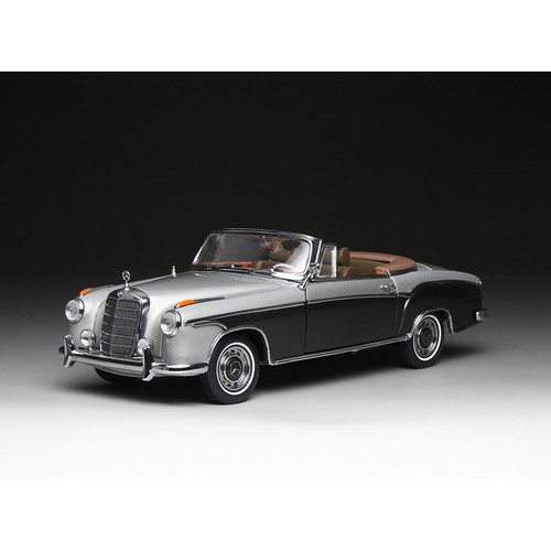 Coche modelo Sun Star 3593 1/18 MB 220 SE Cabriolet 1960 gris/gris oscuro - Imagen 3 de 6