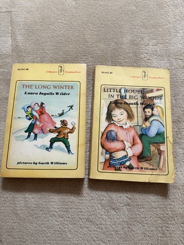 Vtg Laura Ingalls Wilder Books