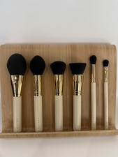 Pattern Flat Top Foundation Powder Eyeshadow Blending Liquid Makeup Brush Set 6
