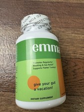 EMMA Gut Health Gas & Bloating Constipation Leaky Gut Repair 60 Caps  Exp 11/27