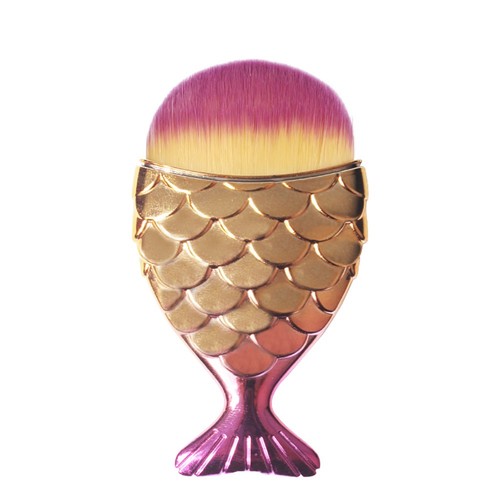 Maniküre Nagelreinigung Staubbürste Multifunktionale Foundation Fish Tail Brush - Bild 2 von 6