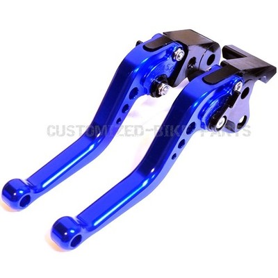 Kurze blaue Kupplungs- & Bremshebel für Suzuki GSX1300R Hayabusa 1300 2021