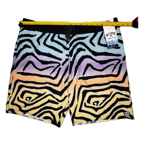 Billabong Board Shorts Men’s Size 36 Sunday Pro Trunks Swim Surf Stretch SLR - Imagen 7 de 9