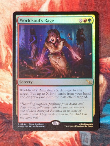 Worldsoul's Rage Foil Murders at Karlov Manor Magic Gathering MTG MKM