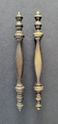 Vintage Antique Brass Drawer Cabinet Handles 5 3/4" Unmatched Pair