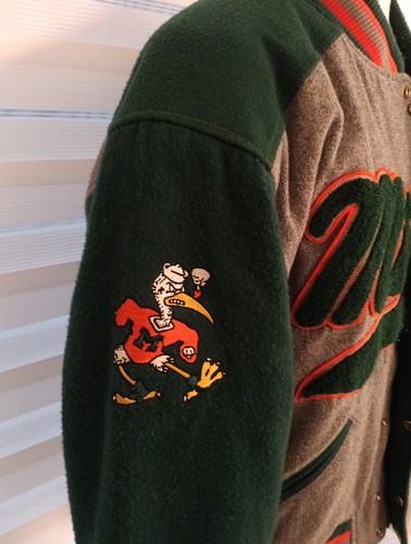 Miami Hurricanes Wool Varsity Starter Jacket XL Coat Vintage Ncaa Bomber - Bild 10 von 22