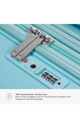 Pagosa unverwüstlicher Hartschalen-Spinner Gepäck babyblau Handgepäck 26 Zoll - Bild 3 von 3