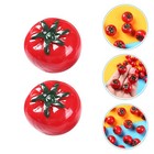  10 Pcs Simulated Red Fruit Fake Vegetable Realistic Artificial Tomatoes