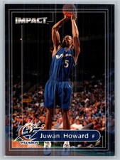 1999-00 SkyBox Impact Basketball #132 Juwan Howard - VG - Washington Wizards