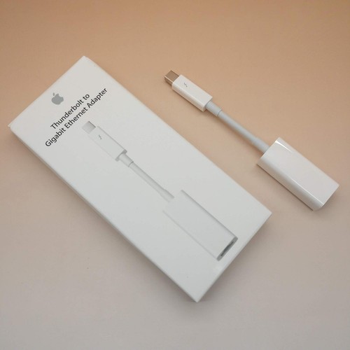 Apple Thunderbolt to Gigabit Ethernet Adapter White MD463LL/A Original A1433 - Afbeelding 1 van 5