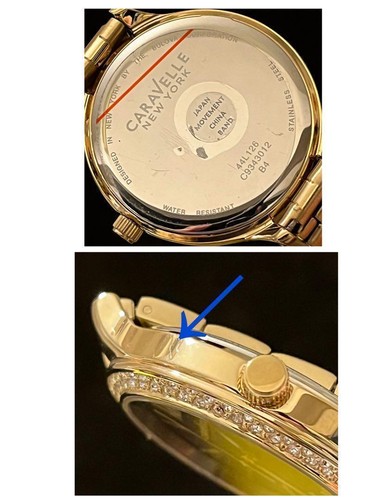 Precioso reloj CARAVELLE/Mujer, elegante, color oro rosa - Imagen 9 de 10